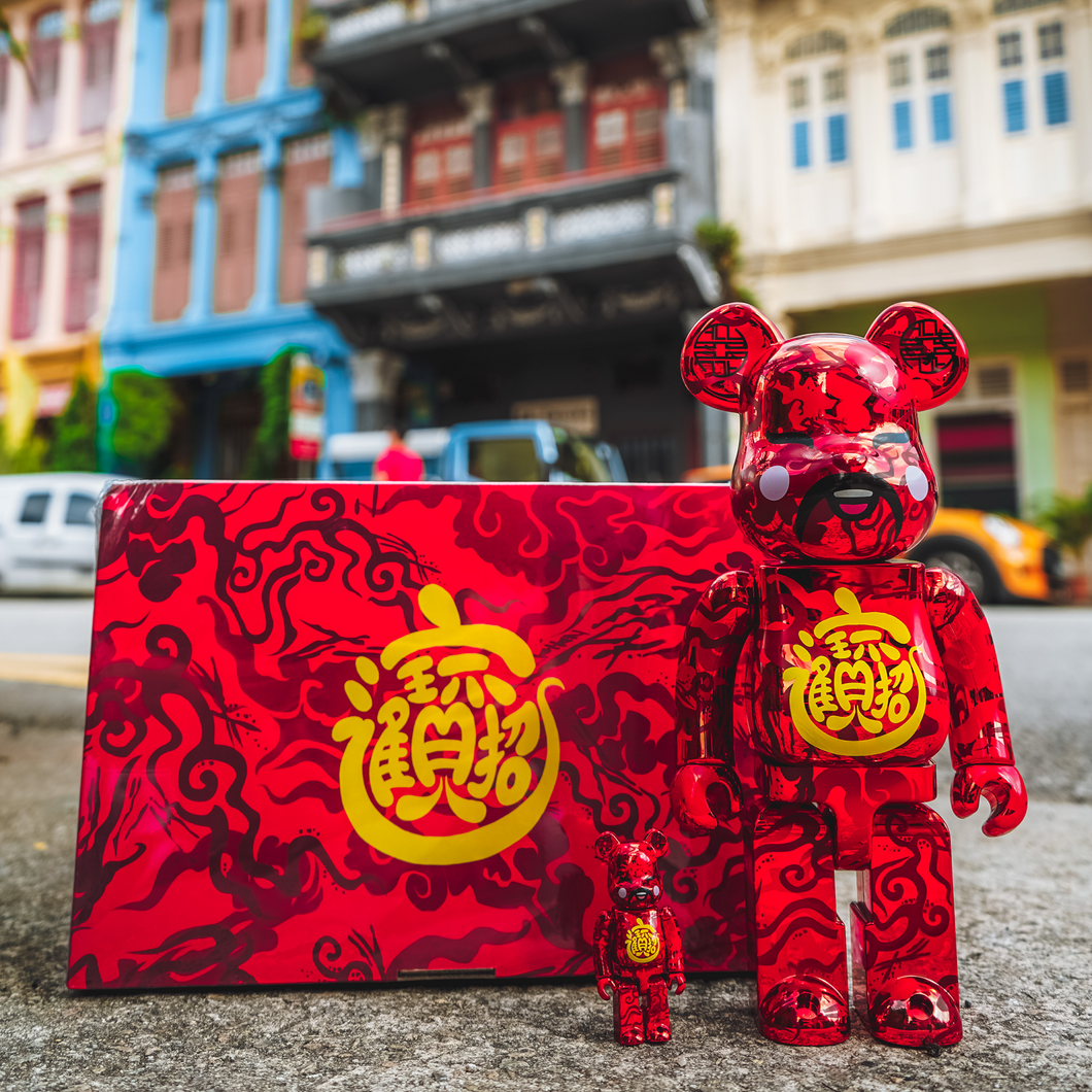 ACU Red God Of Wealth 400%+100% BE@RBRICK