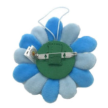 Load image into Gallery viewer, ©TM/KK Blue Flower Plush Keychain/ Small Pin
